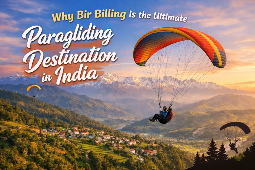 Bir Billing Paragliding Destination in India